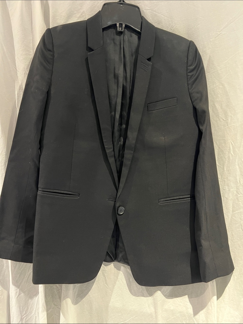 The Kooples Black Tailored Single-Button Blazer women’s XS (36)